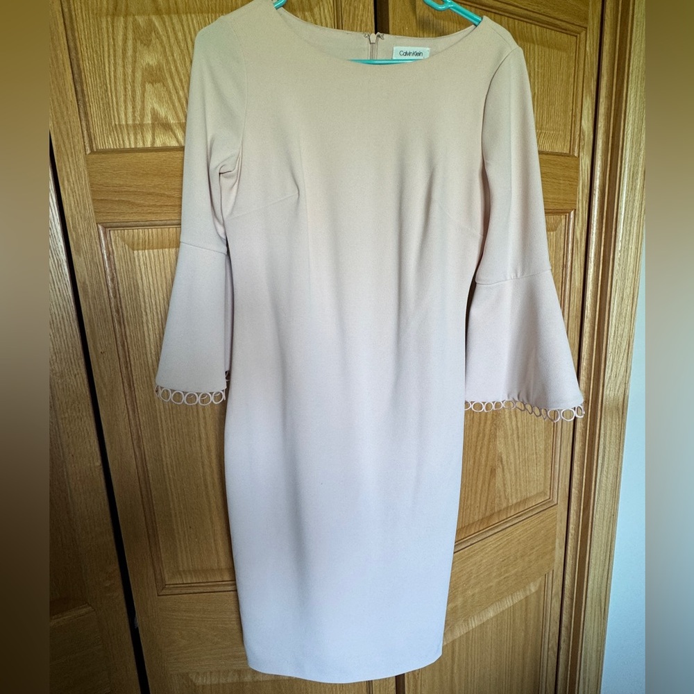 Calvin Klein Women's Cream Dress